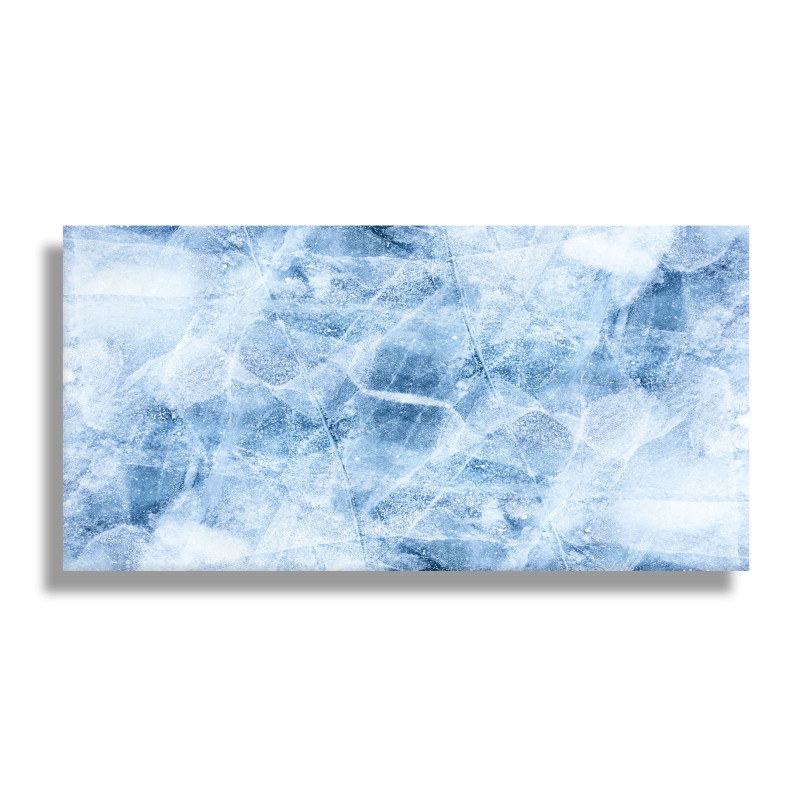 PANEL SZKLANY DO KUCHNI 60x30 cm LÓD