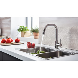 PANEL SZKLANY DO KUCHNI 60x30 cm ABSTRAKCJA WODA