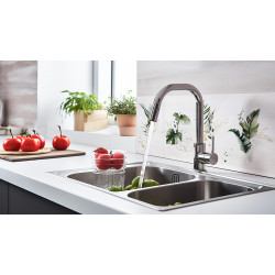 PANEL SZKLANY DO KUCHNI 60x30 cm LIŚCIE AKWARELA