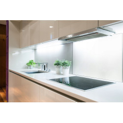 Panel szklany hartowany BIAŁY 70x50cm 6mm