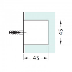 Kabina Otwierana Gold Deco
