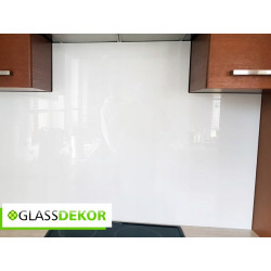 Panel szklany hartowany BIAŁY 80x60cm 4mm