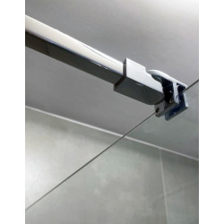 Kabina Otwierana Silver Clear