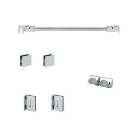 Kabina Otwierana Silver Clear