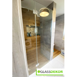 Kabina Otwierana Silver Clear