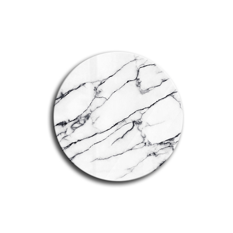 Deska szklana okrągła Marble