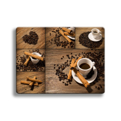Deska szklana Coffee Collage